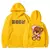 Moletom feminino Canguru, Casaco Feminino Unissex Justin Bieber Drew House Urso Bear Lançamento 2025 na internet