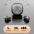 Invisível bluetooth 5.3 fones de ouvido son alta fidelidade estéreo sem fio redução ruído para xiaomi huawei - Bazinga Store