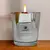 VASOS PLATA CERA VEGETAL AROMATICOS 8X7