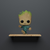 Funko Pop Marvel: Yo Soy Groot - Groot Bailando Con Todos