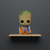 Funko Pop Marvel: Yo Soy Groot - Groot Con Bolitas De Queso