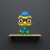 Funko Pop TV: Los Simpson - Milhouse Niño Fision