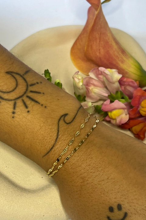 Pulseira Riacho - Dourado