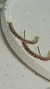 Brinco Aer Hook Turmalina Rosa - Dourado - comprar online