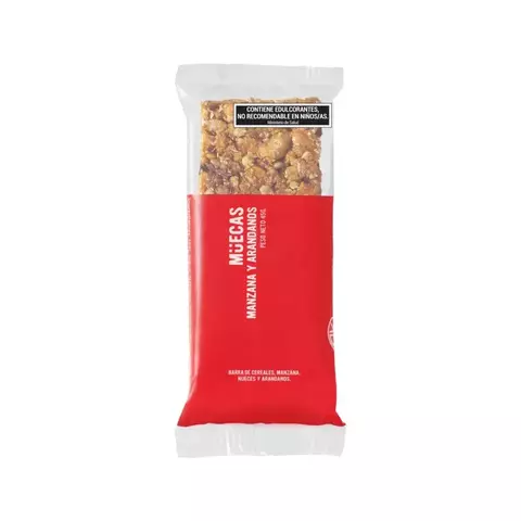 Barrita de Cereal Muecas Manzana y Arándanos x 45 g 