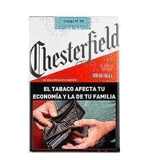 Paquete de cigarrillos Chesterfield