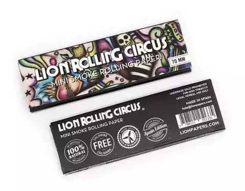 PAPEL PARA ARMAR TABACO LION ROLLING CIRCUS MINI SMOKE 70mm