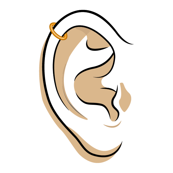 Piercing Helix Titanio