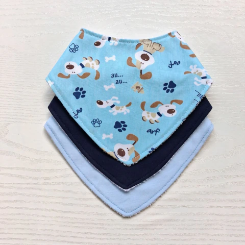 Kit Babadores Bandana Cachorrinho