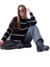 Sweater Oversize Rayado - Maria Gabriela Indumentaria y Accesorios
