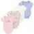 Imagem do 4Pieces Newborn Baby Boy Clothes Cartoon Cotton Romper Summer Short Sleeve Baby