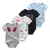 4Pieces Newborn Baby Boy Clothes Cartoon Cotton Romper Summer Short Sleeve Baby