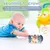 Imagem do Bebê rastejando rolo brinquedo infantil atividade barriga tempo rolo montessori