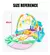 Piano Crawling Blanket para bebê recém-nascido, Fitness Stand, Music Play, Gym - loja online