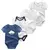4Pieces Newborn Baby Boy Clothes Cartoon Cotton Romper Summer Short Sleeve Baby na internet