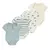 4Pieces Newborn Baby Boy Clothes Cartoon Cotton Romper Summer Short Sleeve Baby - loja online