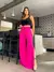 Calça Pantalona Feminina Fendas Cintura Cordão Forrado Tendências Moda! ! - comprar online