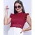 Blusinha Canelada Com Babadinho Nos Ombros Feminina Moda na internet