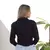 Jaqueta Feminina Cropped Sarja, Preto Tecido, Premium Outono, Inferno na internet