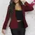 blazer feminino manga longa - comprar online