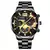 Relógio masculino 2023 moda masculino relógios de luxo aço inoxidável quartz - comprar online