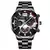 Relógio masculino 2023 moda masculino relógios de luxo aço inoxidável quartz - Elioficial