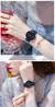 Reloj mujer moda feminina céu estrelado relógios magnéticos fivela malha cint - Elioficial