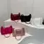 Retro cor sólida couro do plutônio bolsa de ombro moda feminina bolsas casuais - comprar online