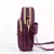Moda feminina náilon crossbody saco triplo zip saco do telefone móvel pode ser - comprar online