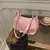 Retro cor sólida couro do plutônio bolsa de ombro moda feminina bolsas casuais - loja online