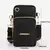 Moda feminina náilon crossbody saco triplo zip saco do telefone móvel pode ser - comprar online