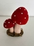 Cogumelo decorativo vermelho 15cm Cód. 1036670 - comprar online