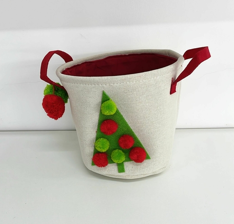 Cesta de tecido Árvore 26cm Cód. 1057080