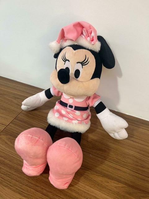 Minnie pelúcia vestido rosa com gorro 40cm Cód. 1105250 - comprar online