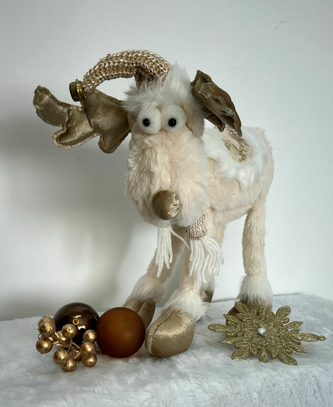 Rena bege e dourada 26cm Cód. 1446