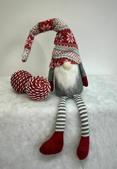 Papai Noel escandinavo em pé gorro bco/verm 30cm Cód. 1471 - (cópia) - comprar online