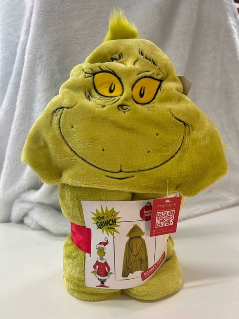 Cobertor Grinch com capuz e luva Cód. 2096 - comprar online