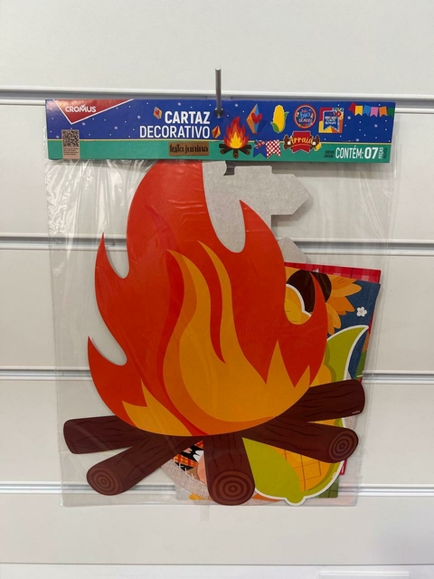 Cartaz decorativo com 7 pçs Cód. 23012961