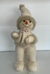 Boneco de neve creme broche 50cm Cód. 2569