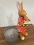 Resina coelha com bebê e cesta 45cm Cód.CO2962 - comprar online