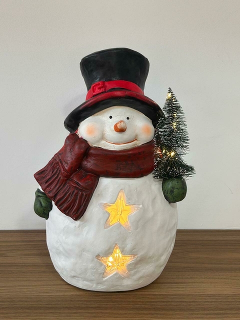 Boneco de neve decorativo 41cm Cód. DG2022 - comprar online