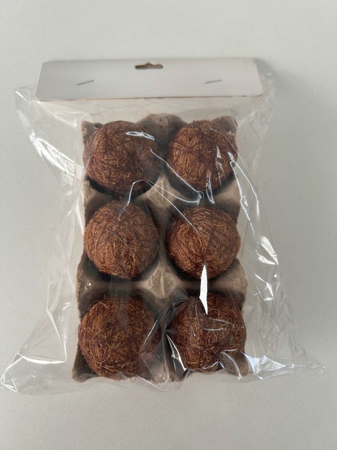 Ovos rústicos com 6 unidades Cód. EN1809 - comprar online