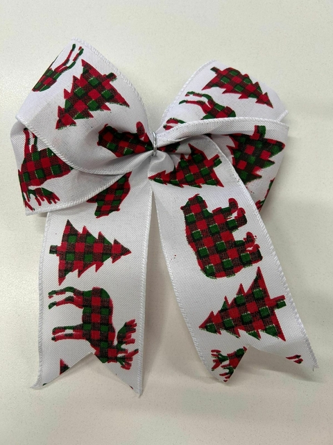 Kit com 6 laços natalinos duplos diversos 6,3cm Cód. 1811 - comprar online