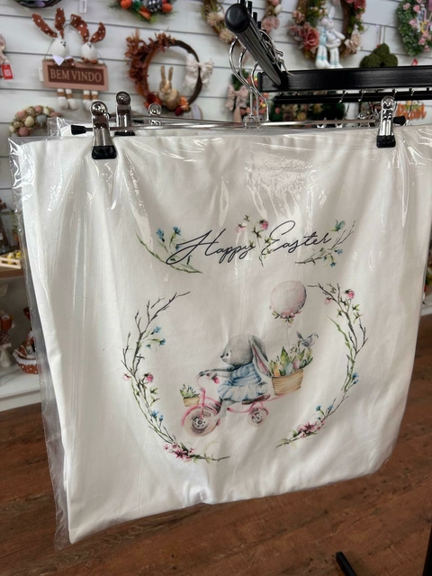 Capa de almofada coelho com bicicleta cód. MP038P - comprar online