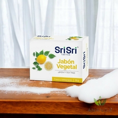 Jabón Vegetal Ayurvédico de Limón y Tea Tree - comprar online