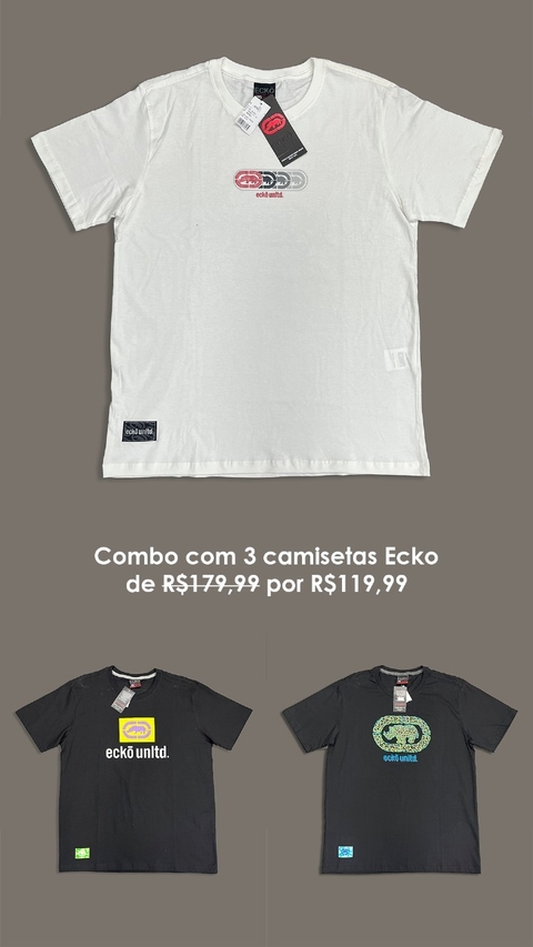 Combo com 3 Camisetas Ecko - comprar online