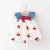 Vestido para meninas cereja