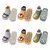 Kit com 6 pares meias de algodão