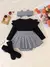 Conjunto fofura, bebês meninas de 0 a 1 ano de idade, top preto e confortável - comprar online