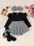 Conjunto fofura, bebês meninas de 0 a 1 ano de idade, top preto e confortável - comprar online